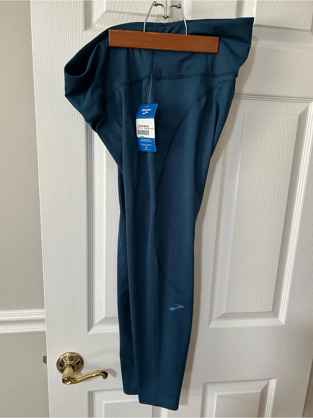 NWT Brooks XL Teal Performance Running Tights - Picture 8 of 9